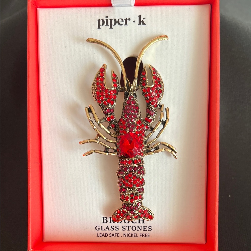Piper K | Lobster Brooch
